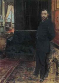 G. De Nittis, "Autoritratto", Barletta, Pinacoteca G. De Nittis.