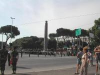 L’obelisco di Axum, davanti alla sede della Fao di Roma. Nel 2005 esso fu restituito all’Etiopia, da cui era stato trasferito durante il colonialismo
