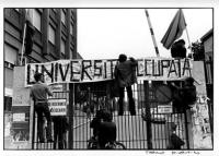 Roma, Università occupata, febbraio 1977. Foto di Tano D'Amico.