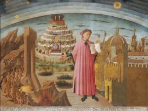 Domenico di Michelino, "La Divina Commedia di Dante". Fonte: Wikimedia Commons
