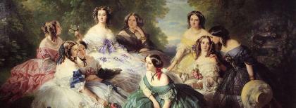 Franz Xaver Winterhalter, "Eugénie, Imperatrice di Francia, e le sue dame", 1855